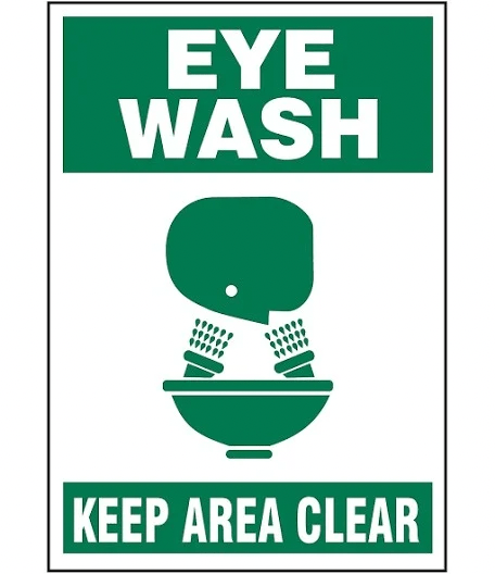 CGAP SAFETY 6 - Pack Industrial OSHA LOTO Kit | Aluminum Lockout/Tagout, Machine Guarding, Emergency Shut - Off, Eyewash & PPE Required Signs | ANSI Compliant - CGAP Industries