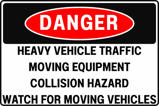 FUEL DEPOT DANGER SIGN – HEAVY VEHICLE COLLISION RISK – FOR TRAFFIC AREAS – 8X12 UV - RESISTANT, RUST - RESISTANT ALUMINUM – PROFESSIONAL FACILITY GRADE – BY CGAP SAFETY - CGAP Industries