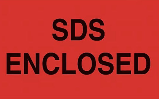 SDS ENCLOSED – 8.5×11 Waterproof Decal - CGAP Industries